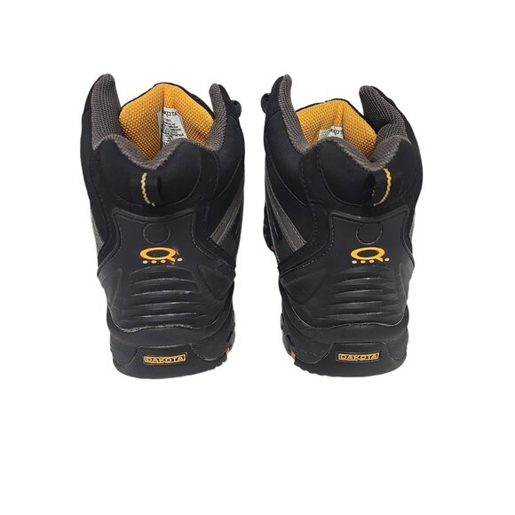 DAKOTA Mens Mid-Cut Quad Comfort Steel Toe CP Work Boot 26039MDQC-AS Black 11W/L - Picture 3 of 7